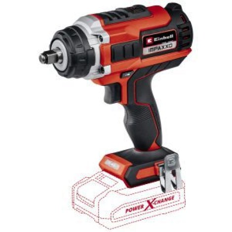 Iskumutterinväännin Einhell 18/400 Solo; 18 V (ilman akkua ja laturia)
