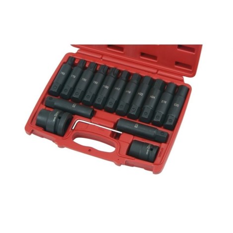 Kärki ja hylsysarja Ellient Tools SW1016; 16 kpl.