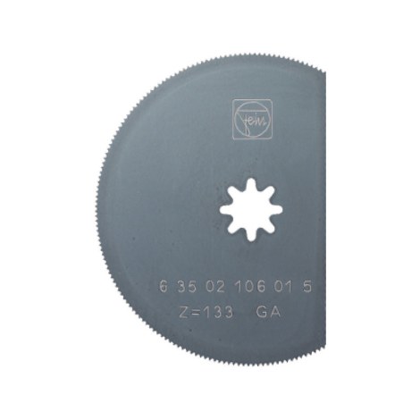 Puolipyöreä segmenttisahanterä Fein HSS; 80 mm; 2 kpl.