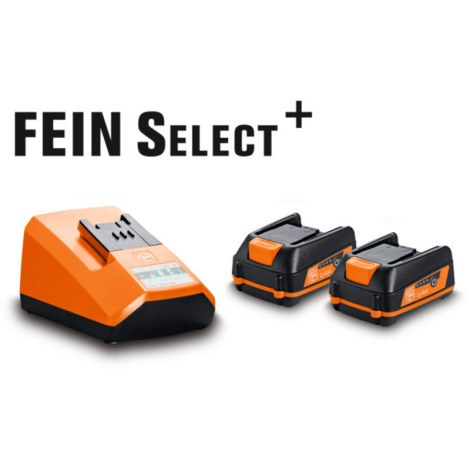 Tarvikesarja Fein; 12 V; 2x3,0 Ah akku + laturi AGL 50