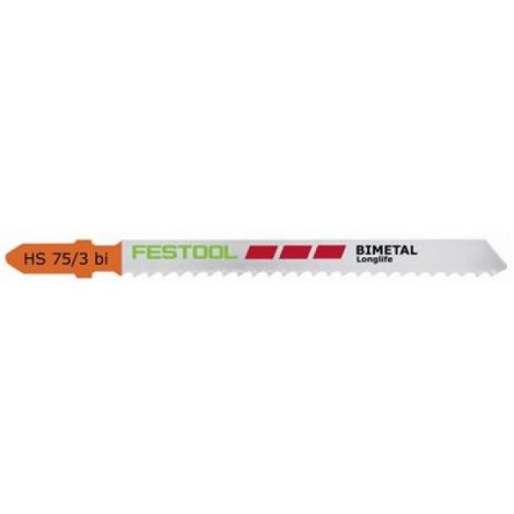 Pistosahanterä Festool HS 75/3 BI; 5 kpl.