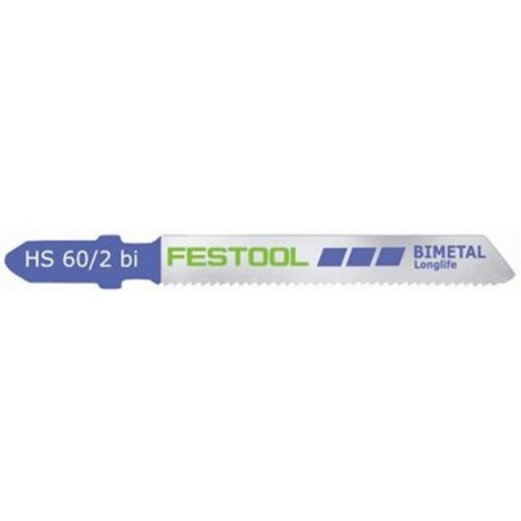 Pistosahanterä Festool HS 60/2 BI; 5 kpl.