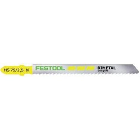 Pistosahanterä Festool HS 75/2,5 BI; 5 kpl.