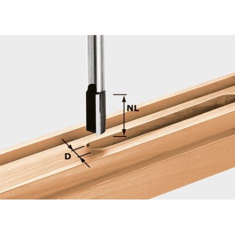 Urajyrsin pohjaterän kanssa Festool; 16 mm; 30/60 mm
