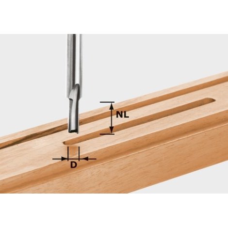 Kovametallinen urajyrsin Festool; 8 mm; 60 mm