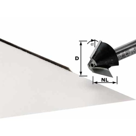 Viistejyrsin Festool 12/42 mm