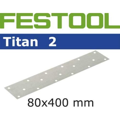Hiomapaperi tasohiomakoneeseen Titan 2; 80x400 mm; P60; 50 kpl.
