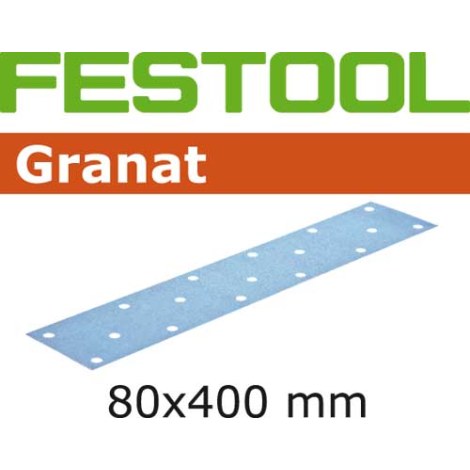 Hiomapaperi tasohiomakoneeseen Granat; 80x400 mm; P280; 50 kpl.