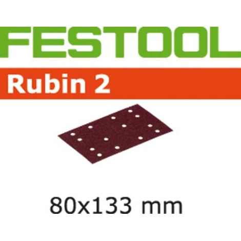 Hiomapaperi tasohiomakoneeseen Rubin2; 80x133 mm; P150; 10 kpl.