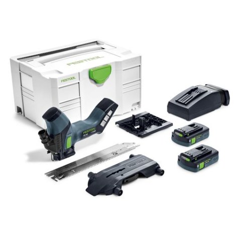 Eristesaha Festool ISC 240 Li 3,1 EBI-Compact; 18 V; 2x3,1 Ah akku