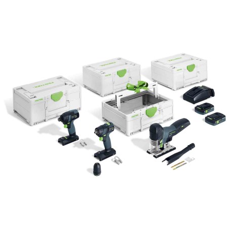 Akkukonesarja Festool TID 18/TXS 18/PSC 420/TB M 137