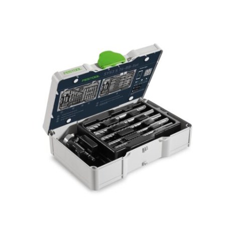Poranterä- ja Ruuvikärkisarja Festool SYS3 S 76-BB-Set; 18 kpl.