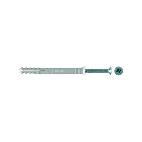 Ruuvit tapeilla Fischer N; 6x80 mm; 50 kpl.