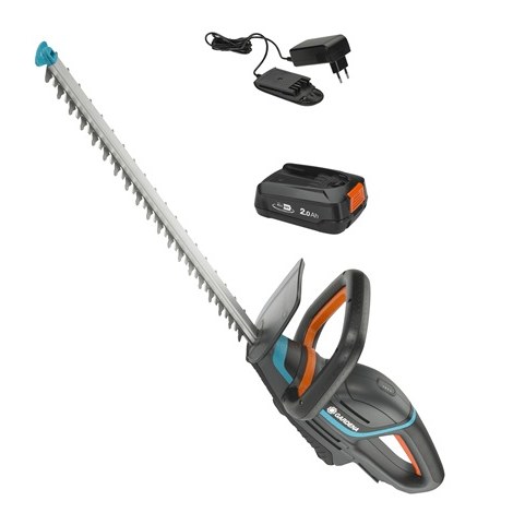 Pensasleikkuri Gardena ComfortCut 50/18V P4A; 18 V; 1x2,0 Ah; 50 cm pituus; akkukäyttöinen