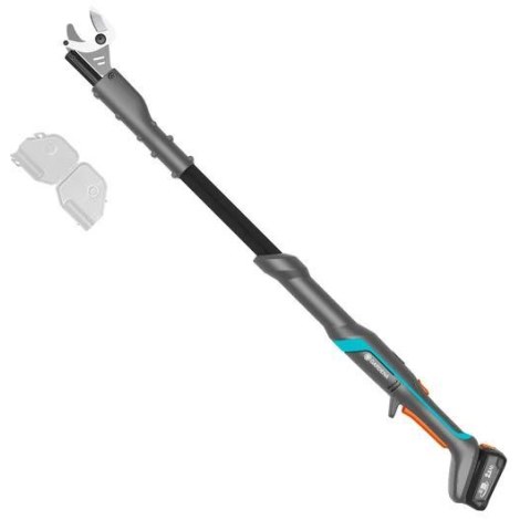Oksasakset Gardena EasyCut 110/18V P4A; 18 V; 1x2,0 Ah akku