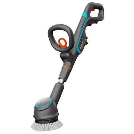 Terassiharja Gardena AquaBrush Compact 02/18V P4A Solo; 18 V (ilman akkua ja laturia)