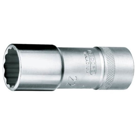 Kuusiohylsy Gedore D19L 6141060; 1/2''; 27 mm