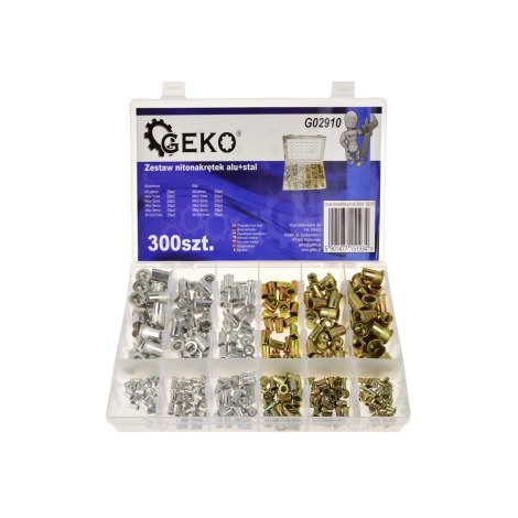 Niitit Geko U02910; 300 kpl.