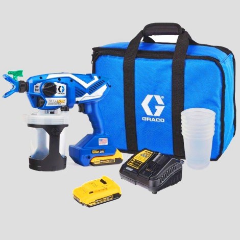 Akkukorkeapaineruisku Graco UltraMAX; 18 V; 2x2,0 Ah akku