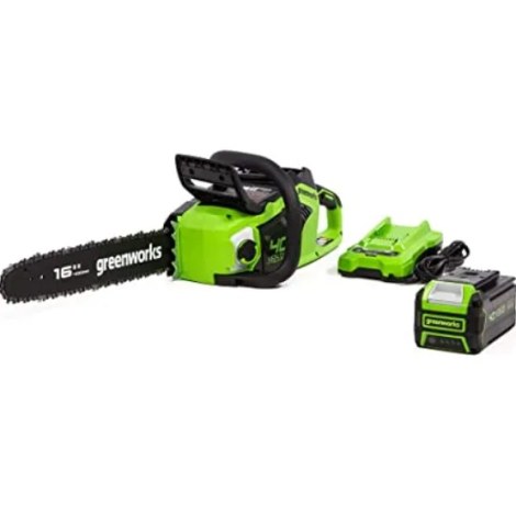 Ketjusaha Greenworks GD24X2CS36K4x; 2x24 V; 2x4,0 Ah; 36 cm nauha