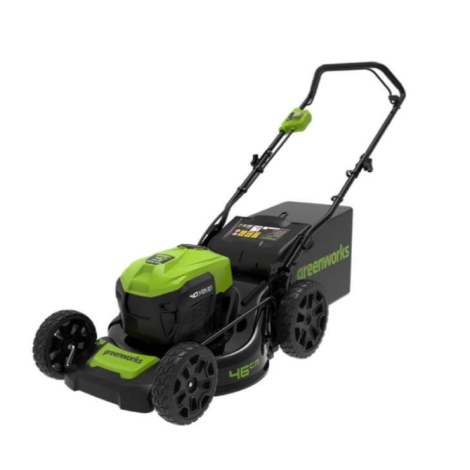 Akkukäyttöinen ruohonleikkuri itsevetävä Greenworks GD40LM46SPK4; 40 V; 1x4,0 Ah akku
