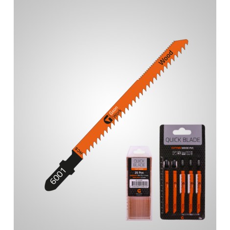Pistosahanterä GSON QUICKBLADE Fast Curve; 100x75x1,3 mm; 5 kpl.