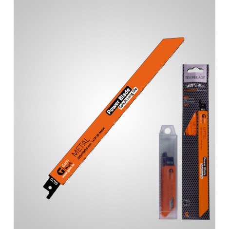 Puukkosahanterä GSON Tigerblade Metal 14; 225x19x0,9 mm; 14 TPI; 5 kpl.