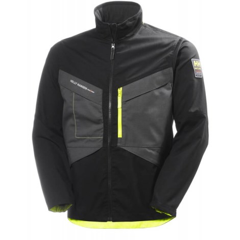 Takki Helly Hansen Aker; S; musta/harmaa