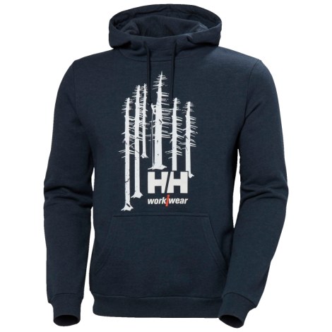 Lämmin huppari Helly Hansen Manchester Graphic Hood; XXL; sininen