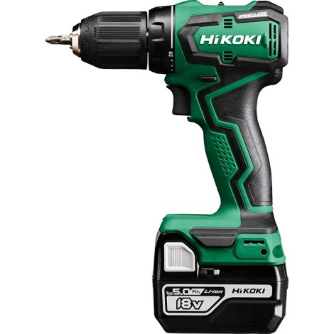 Akkuruuvinväännin Hikoki DS18DD; 18 V; 2x5,0 Ah akku