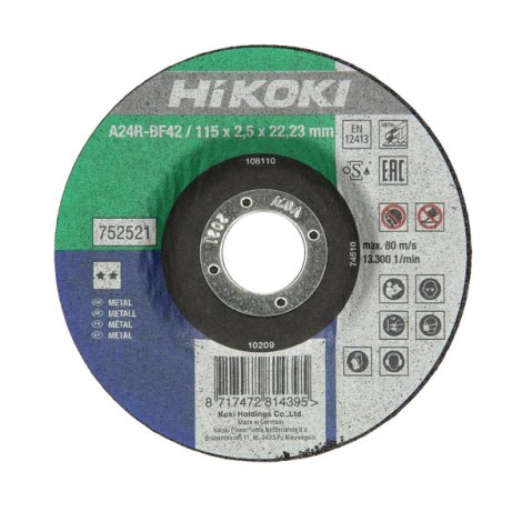 Hiova katkaisulaikka Hikoki 752511; 115x2,5 mm