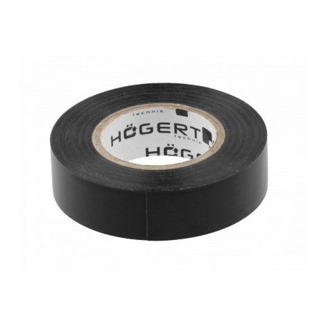 Eristysteippi Hogert HT1P281; 0,13x19 mm; 20 m; musta