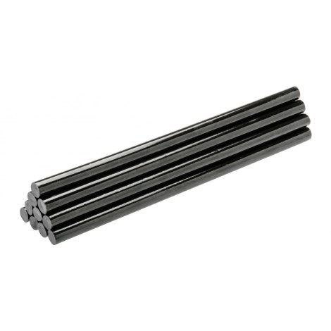 Liimapuikot Hogert HT2C138; 11,2x250 mm; 12 kpl.; musta