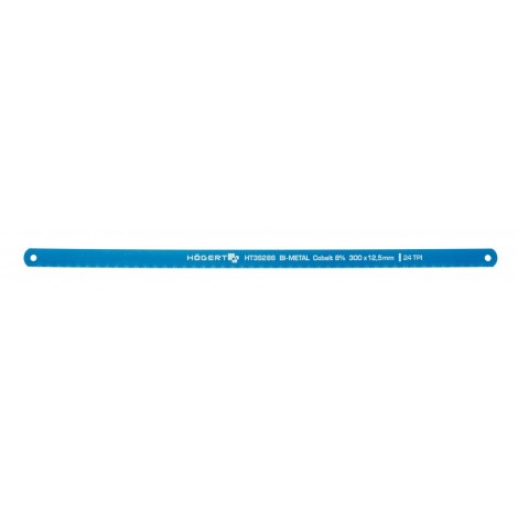 Rautasahan terä Hogert HT3S286; 24 TPI; 300 mm; 2 kpl.