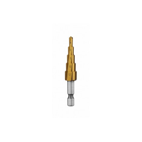 Porrasporanterä Hogert HT6D321; 1/4''; 4-12 mm
