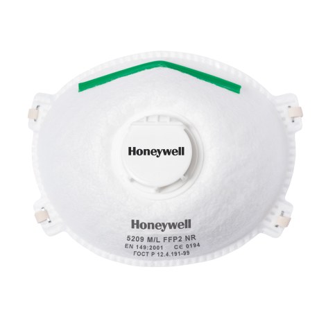 Hengityssuojain HONEYWELL 5209 P2 NR D V; 20 kpl.