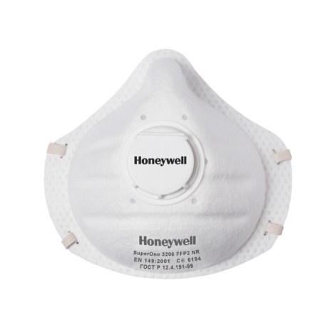 Hengityssuojain HONEYWELL SUPERONE 3206 P2 NR V; 20 kpl.