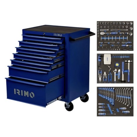 Työkaluvaunu työkaluilla Irimo 8066K7FF208; 208 kpl.
