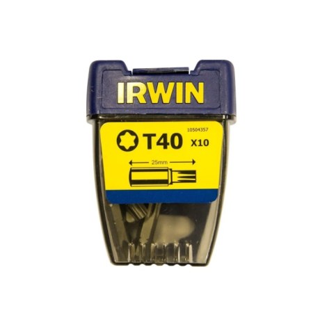 Urakärki Irwin 10504357; T40; 25 mm; 10 kpl.