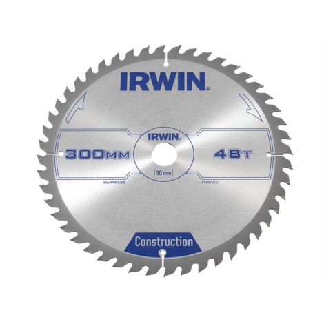 Katkaisuterä puulle Irwin; 300x3,2x30,0 mm; Z48