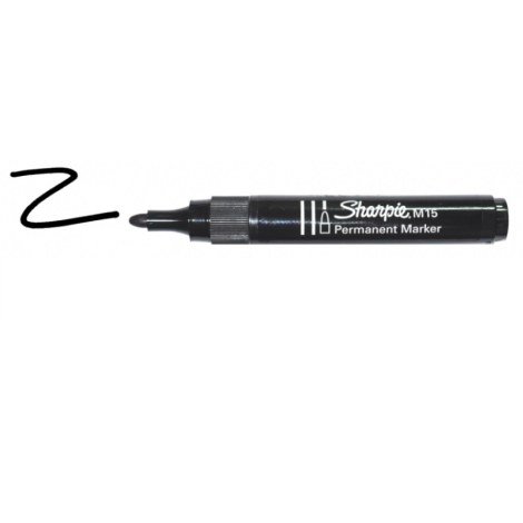 Merkkauskynä Irwin Sharpie musta, pyöreä