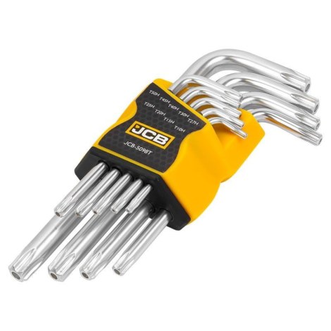 Yhdistelmäavainsarja JCB 5098T; TORX; T10H-T50H; 9 kpl.