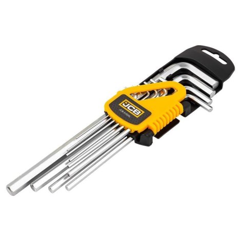 Kuusiokoloavain JCB 5102XL; 1,27-10 mm; 10 kpl.