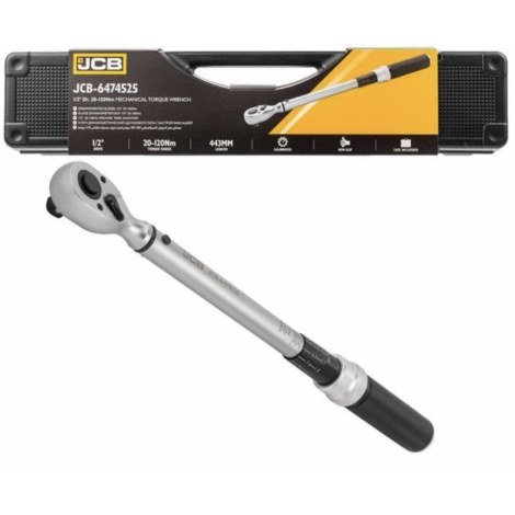 Momenttiavain JCB 6474525; 1/2''; 20-120 Nm