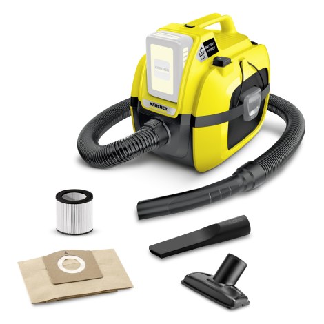 Pölynimuri Karcher WD 1; 18 V (ilman akkua ja laturia)
