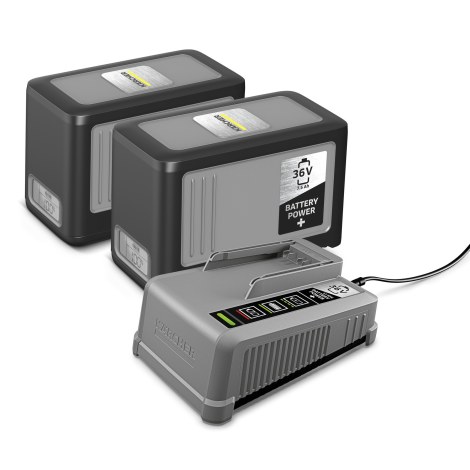 Akku Karcher Power+ 36 V; 2x7,5 Ah + nopea latauslaite Power +