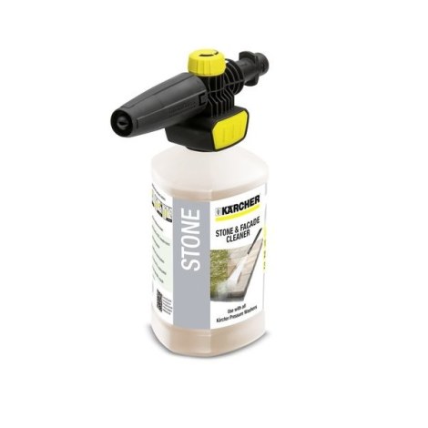 Vaahdotussuutin Karcher Connect 'n'Clean FJ 10 C + kivi- ja julksivupuhdistusaine Karcher; 1l