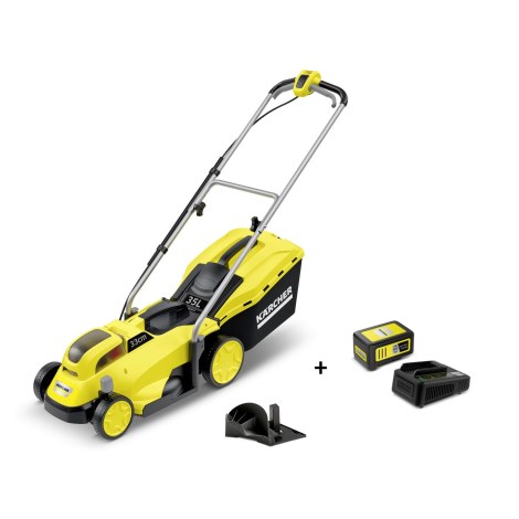Ruohonleikkuri Karcher LMO 18-33; 18 V (ilman akkua ja laturia) + Karcher Power 18 V; 5,0 Ah + Nopea laturin virta Power