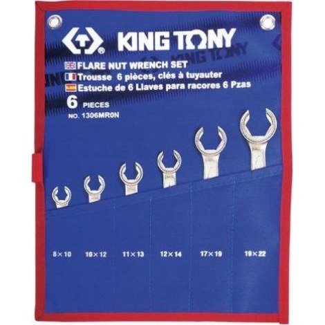 Hylsyavainsarja  King Tony 1306MRN; 8-22 mm; 8 kpl.