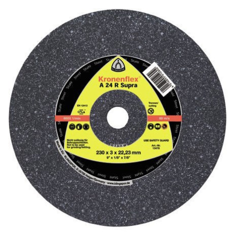 Hiova katkaisulaikka Klingspor A 24 R Supra; 230x3 mm; FL; 25 kpl.